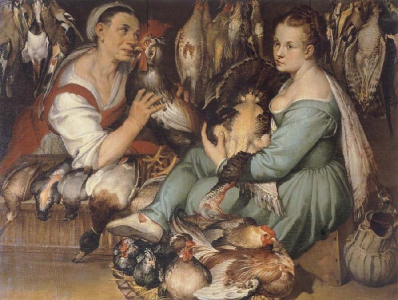 PASSEROTTI, Bartolomeo The Geflugelbandlerinnen oil painting image